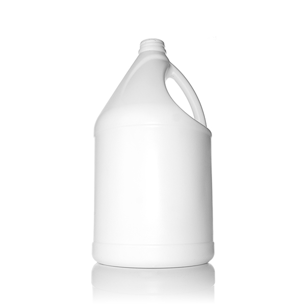 4L WHITE HDPE ROUND - 38-400 NECK