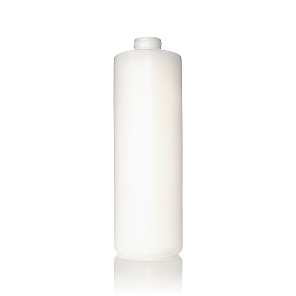 500ML NATURAL HDPE ROUND - 28-400 NECK