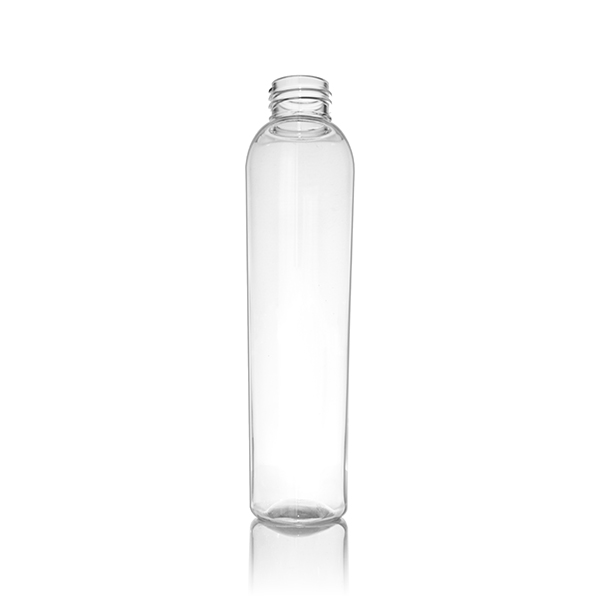 8OZ CLEAR PET COSMO OVAL - 24-410 NECK INFO