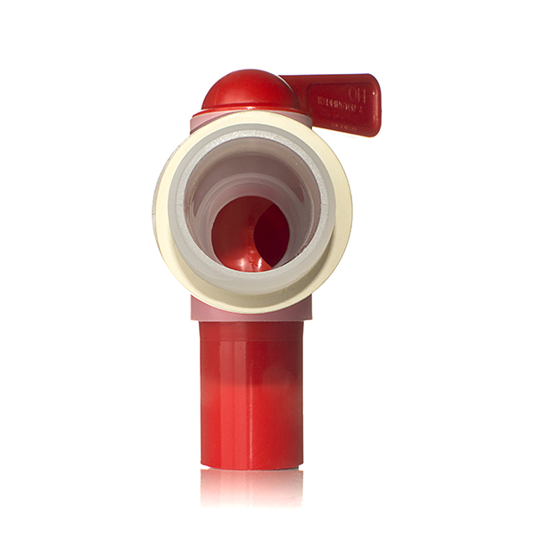 3/4" RED/NATURAL PP/HDPE JUMBO TAP-detail image