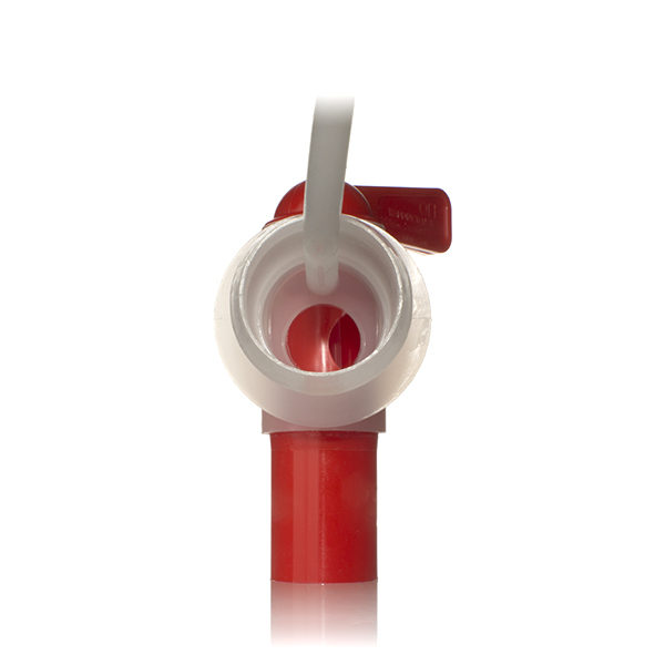 28MM RED AND NAUTRAL HDPE AEROFLOW 1.6 BARB-detail image