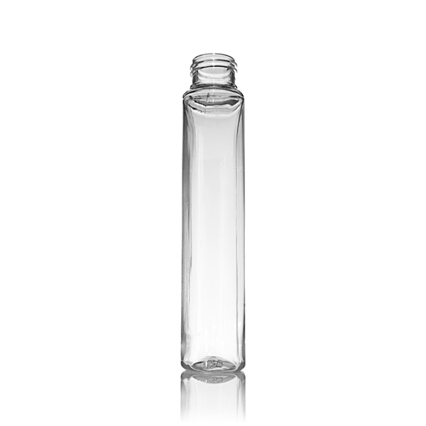 6OZ CLEAR OBLONG PETE PLASTIC BOTTLE - 24-410 NECK-detail image