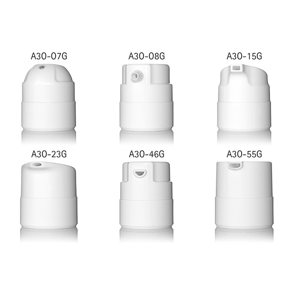 50ML WHITE MINI AIRLESS DISPENSER OVAL-detail image