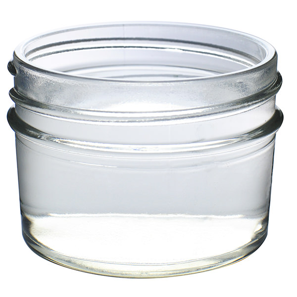 4OZ FLINT GLASS JELLY JAR TAPERED ROUND  WITH 70-450 NECK FINISH-detail image