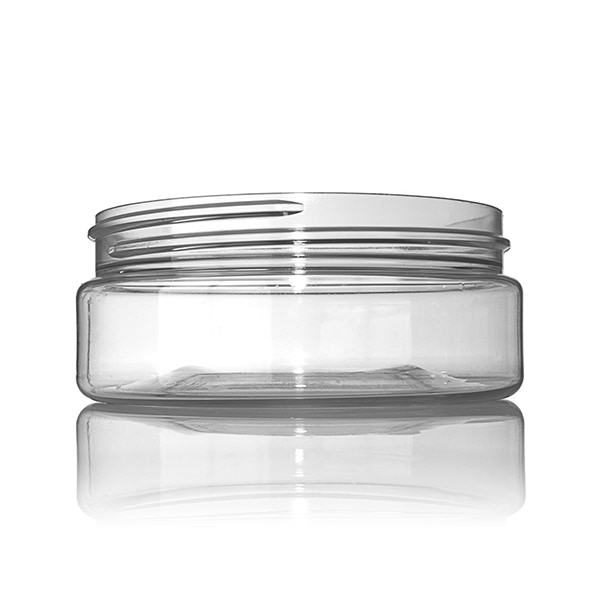 6OZ CLEAR PET STRAIGHT SIDED JAR ROUND - 89-400 NECK