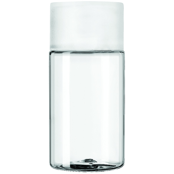 30ML CLEAR CILINDRICA HOTELERA PET PLASTIC BOTTLE - 18-415 NECK