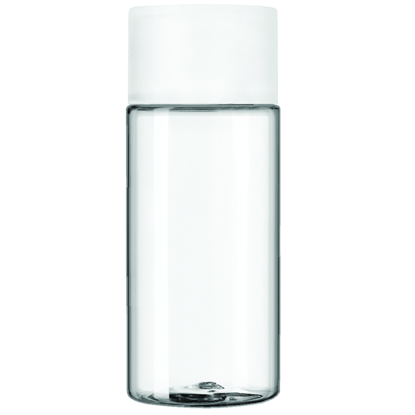 40ML CLEAR CILINDRICA HOTELERA PET PLASTIC BOTTLE - 18-415 NECK