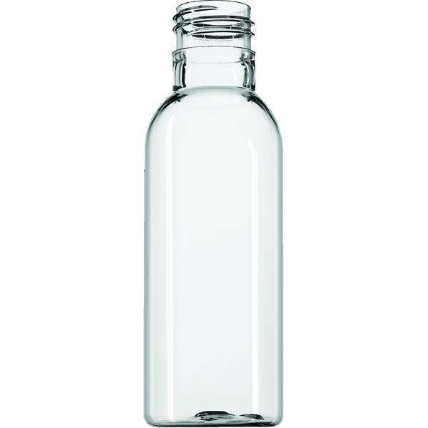 100ML CLEAR SONATA PET PLASTIC BOTTLE - 24-415 NECK