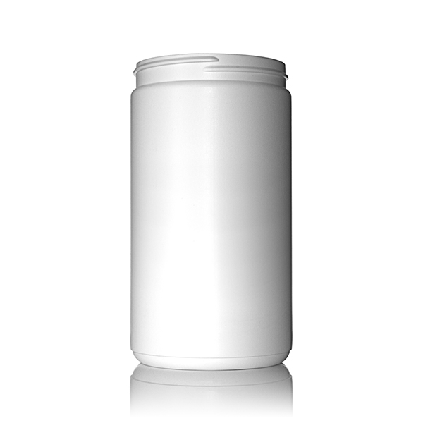 32OZ WHITE HDPE WIDE MOUTH JAR - 89-400