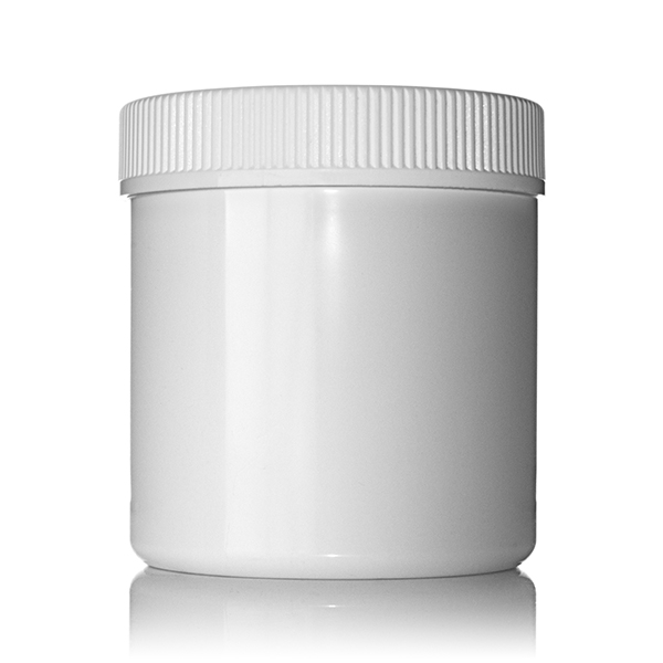 8OZ WHITE PET WIDE MOUTH JAR - 70-400 NECK-detail image