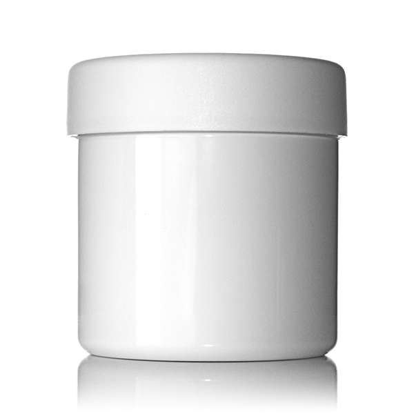 4OZ WHITE PET WIDE MOUTH JAR - 58-400 NECK-detail image