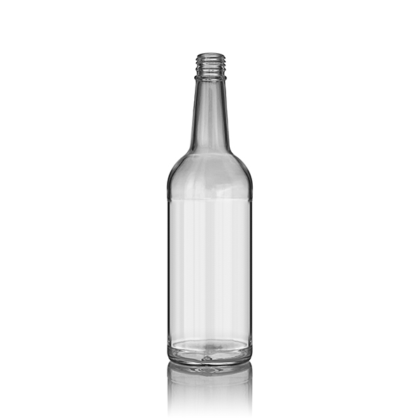 750ML FLINT GLASS LINCOLN SPIRITS BOTTLE SCREW NECK - 28-350 NECK