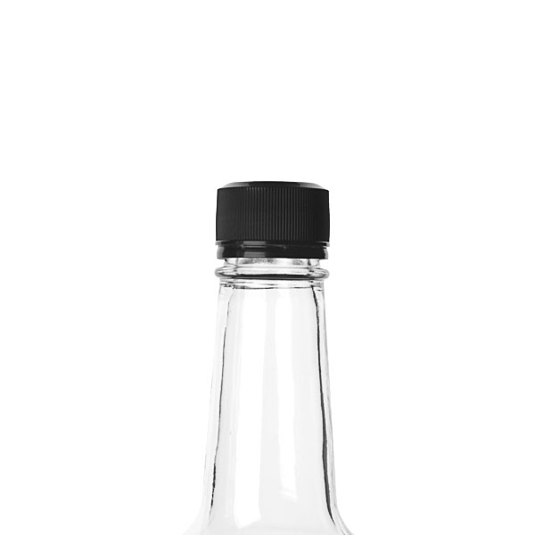 750ML FLINT GLASS ROUND STOCK SPIRITS BOTTLE - 28-350 TE FINISH-detail image