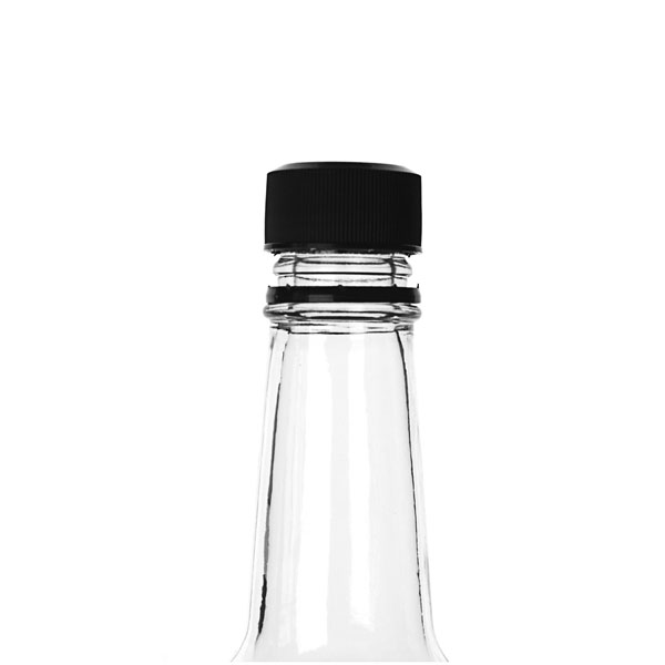 750ML FLINT GLASS ROUND STOCK SPIRITS BOTTLE - 28-350 TE FINISH-detail image