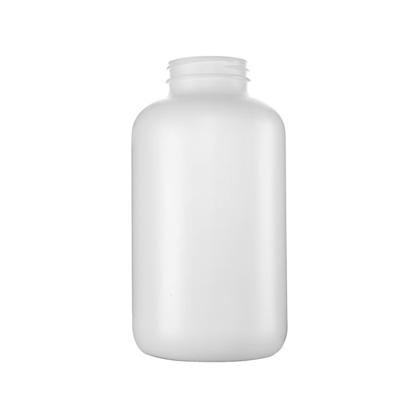 950CC NATURAL HDPE PACKER BOTTLE ROUND - 53-400 NECK