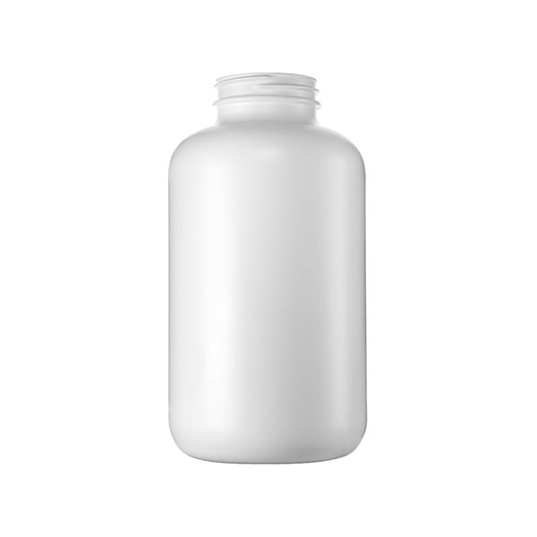 950CC WHITE HDPE ROUND PACKER BOTTLE - 53-400 NECK