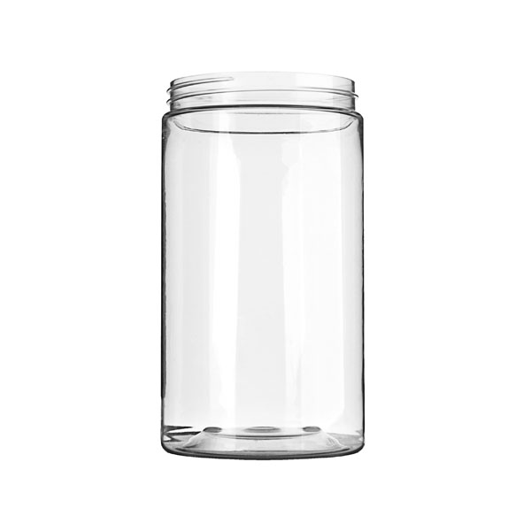 32OZ CLEAR PET WIDE MOUTH JAR ROUND - 89-400 NECK