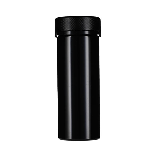 8OZ(240CC) OPAQUE BLACK PET AVIATOR CR JAR WITH BLACK TAMPER EVIDENT BREAK-OFF BAND CLOSURE-detail image