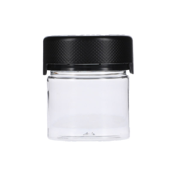 3oz PET Plastic Aviator Series by Chubby Gorilla TE/CRC Translucent Black  Container w/Solid Black Cap - Liquid Bottles LLC