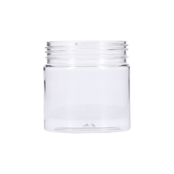 2OZ (60CC) CLEAR PET AVIATOR CR JAR WITH BLACK TAMPER EVIDENT BREAK-OFF BAND CLOSURE-detail image