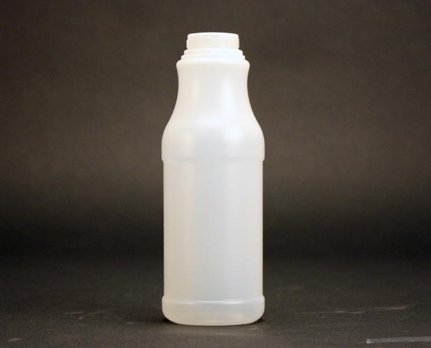 12OZ WHITE JUICE ROUND HDPE