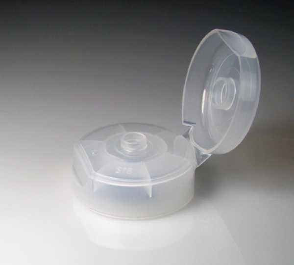 22-400 CLEAR SMOOTH SIDE SMOOTH TOP FLIP TOP DISPENSING CAP