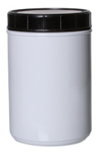 76OZ NATURAL CANISTER ROUND HDPE WITH 120MM NECK