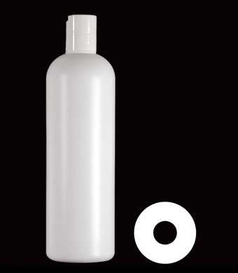 500ML TALL BOSTON ROUND HDPE WITH 24-410 NECK FINISH