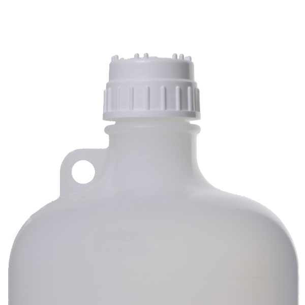 2 GALLON NATURAL LDPE NARROW MOUTH ROUND PLASTIC BOTTLE-detail image