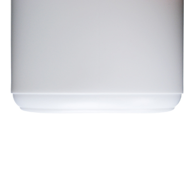 70OZ WHITE STRAIGHT SIDED ROUND HDPE PLASTIC CANISTER - 120MM NECK-detail image