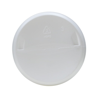 70OZ WHITE STRAIGHT SIDED ROUND HDPE PLASTIC CANISTER - 120MM NECK-detail image