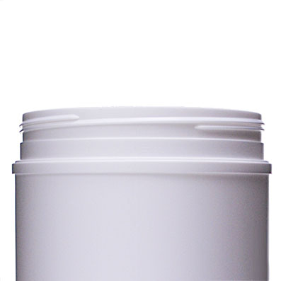 60OZ WHITE HDPE CANISTER ROUND  WITH 120MM NECK DIAMETER-detail image