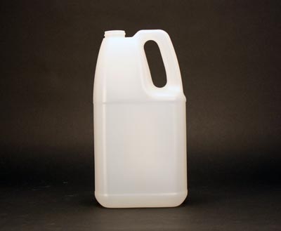 HF320BN-63 2.5 Gallon F-Style Natural HDPE Bottle with Cap - Basco USA