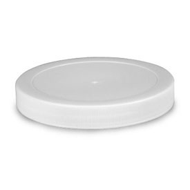 110-400 WHITE SMOOTH SIDE PLASTIC CT CAP