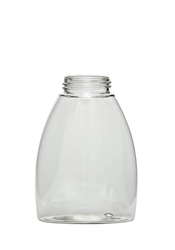 250ML CLEAR PET TABLETOP OVAL - 40MM NECK-detail image