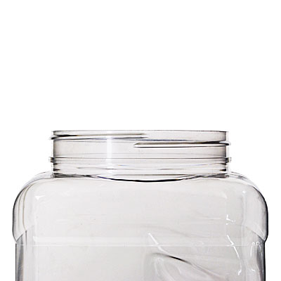 1 GALLON CLEAR PET GRIPPED SQUARE JUG - 110-400-detail image