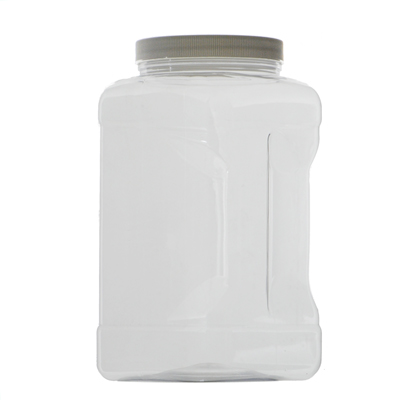 Gallon Square Wide-Mouth Jar with Lid 1 gallon