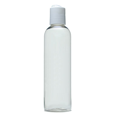 4oz (120ml) Clear PET Jefferson Bullet Style Round Plastic Bottle - 20-410  Neck