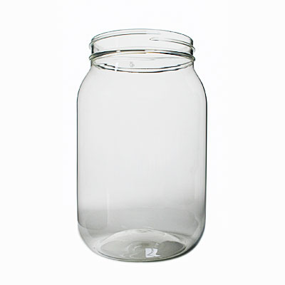 64OZ CLE PET WIDE MOUTH JAR 100-400