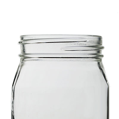 16OZ FLINT MAYO ROUND GLASS JAR - 70-470 NECK INFO