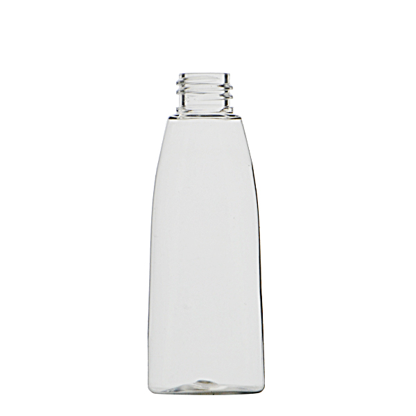 2OZ CLEAR EXQUISITE OVAL PLASTIC BOTTLE - 20-410