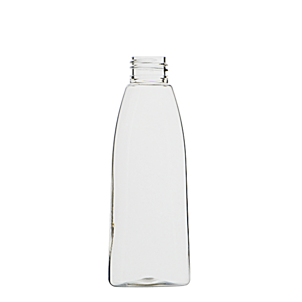 4OZ CLEAR EXQUISITE OVAL PLASTIC BOTTLE - 24-410