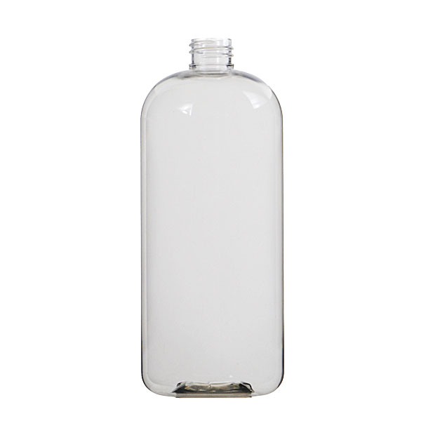 1 LITER CLEAR MADERA ROUND PLASTIC BOTTLE - 28-410