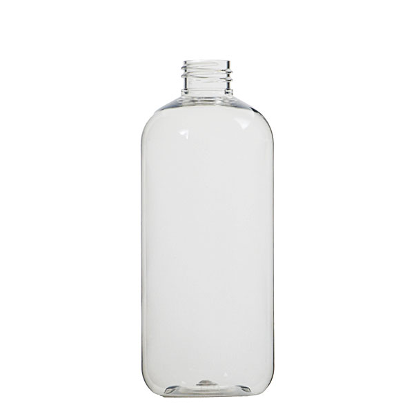 500ML CLEAR MADERA ROUND PLASTIC BOTTLE - 28-410 NECK INFO