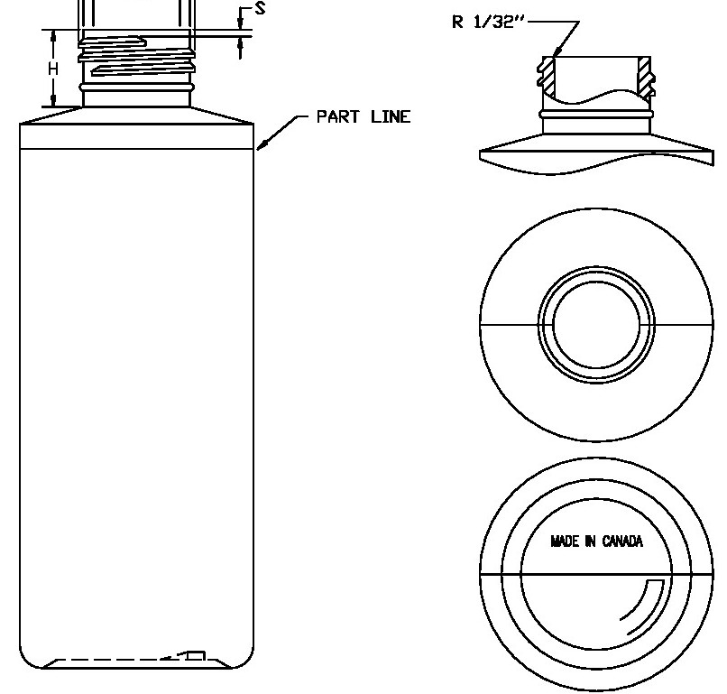 6OZ CYLINDER TALL