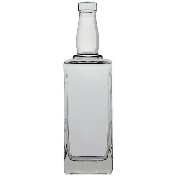 750ML FLINT GLASS KENTUCKY BAR TOP SPIRITS BOTTLE SQUARE - 18.5MM NECK BAR TOP-detail image