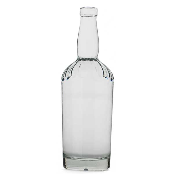 750 ml Clear Glass Jimmy Lee Liquor Bottle, Bar Top, 6/cs