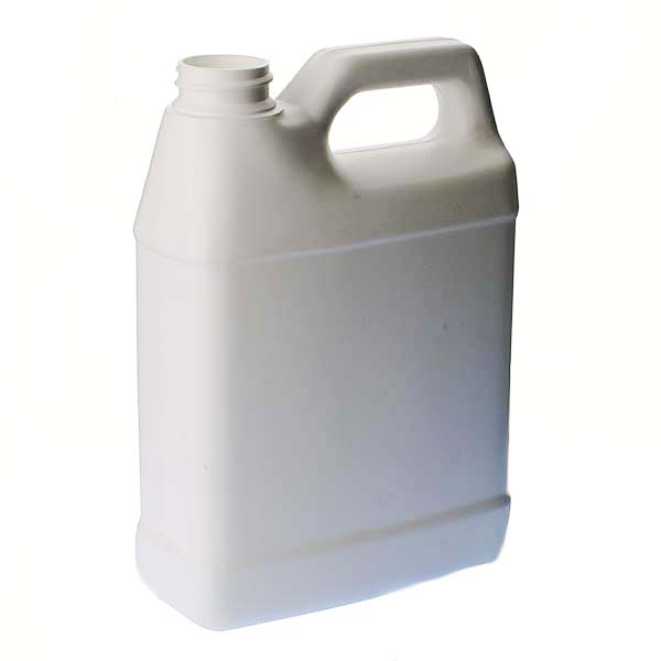 32OZ WHITE HDPE F-STYLE RECTANGLE WITH 33-400 NECK FINISH INFO