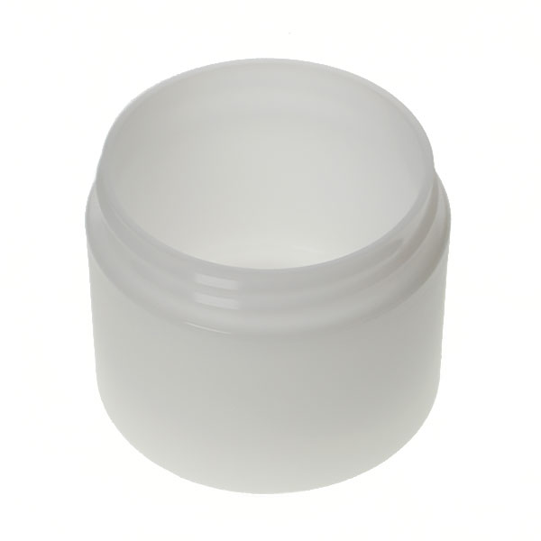 2OZ FROSTED PP/PP STRAIGHT BASE DOUBLE WALL JAR ROUND WITH 58MM NECK DIAMETER-detail image