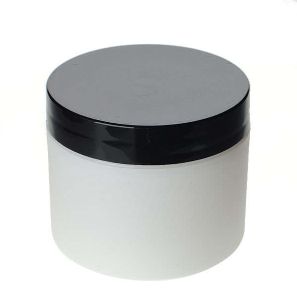 2OZ FROSTED PP/PP STRAIGHT BASE DOUBLE WALL JAR ROUND WITH 58MM NECK DIAMETER-detail image